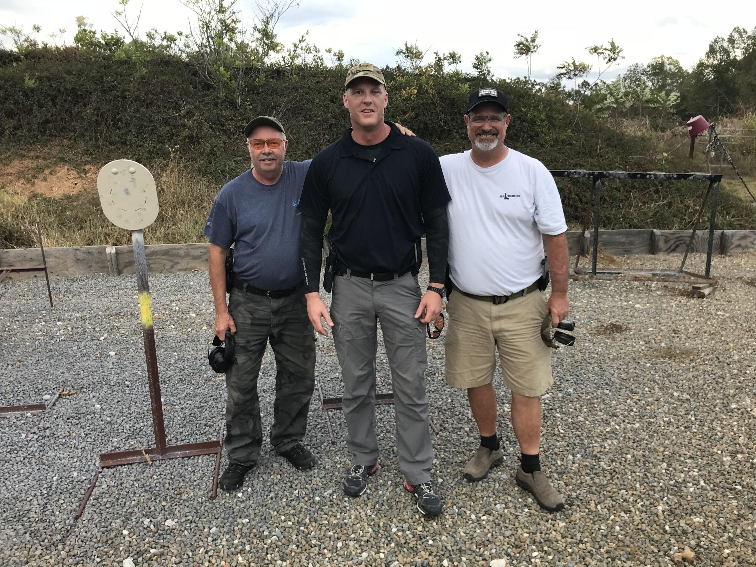 Ben with two of the most influential people in shooting sports